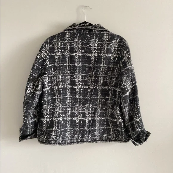 Chico’s Treana Tweed Blazer, Size 2L - Picture 2 of 8